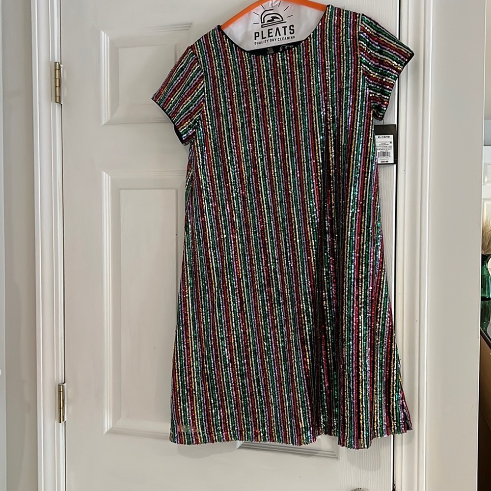Art class sequin straight dress